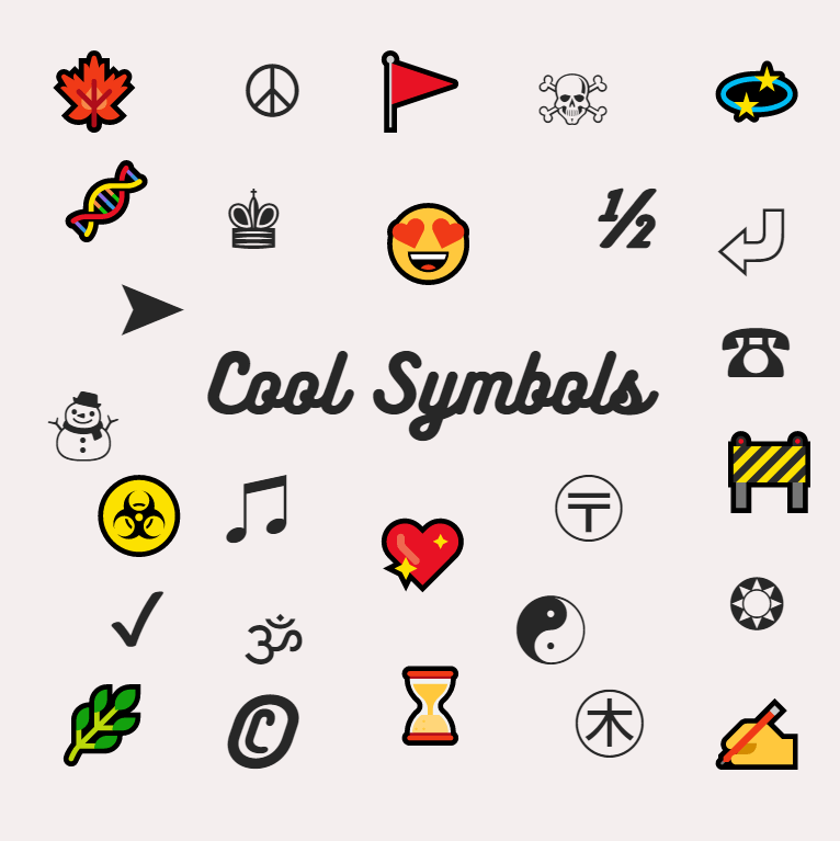 cool symbols image illustration